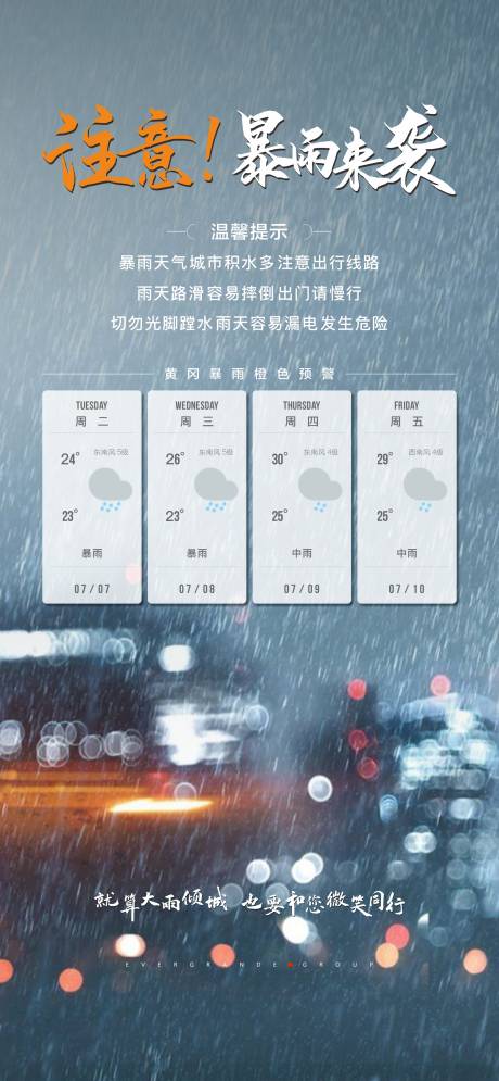 源文件下载【地产暴雨提示微信单图】编号：10680005652955440