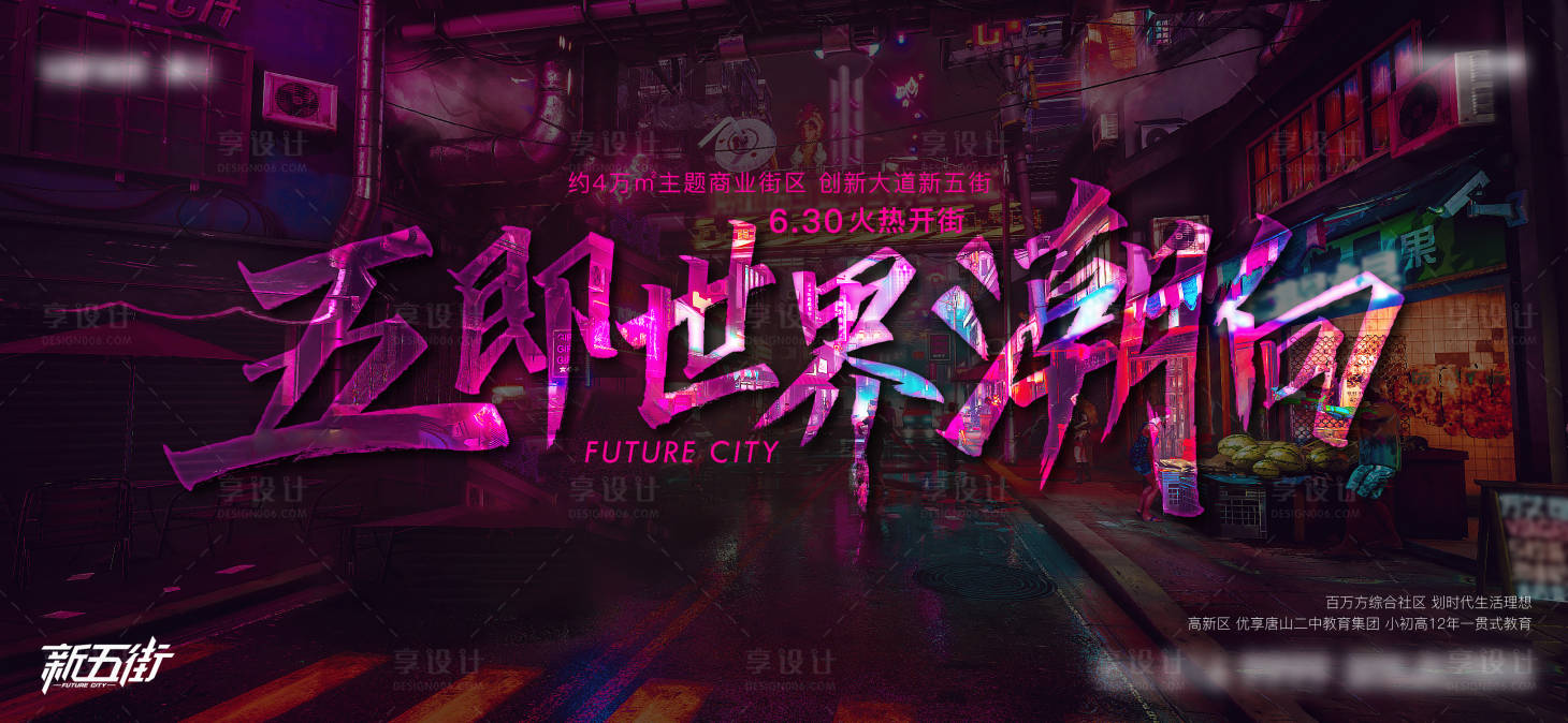 源文件下载【房地产商业街广告展板】编号：97350005560468217