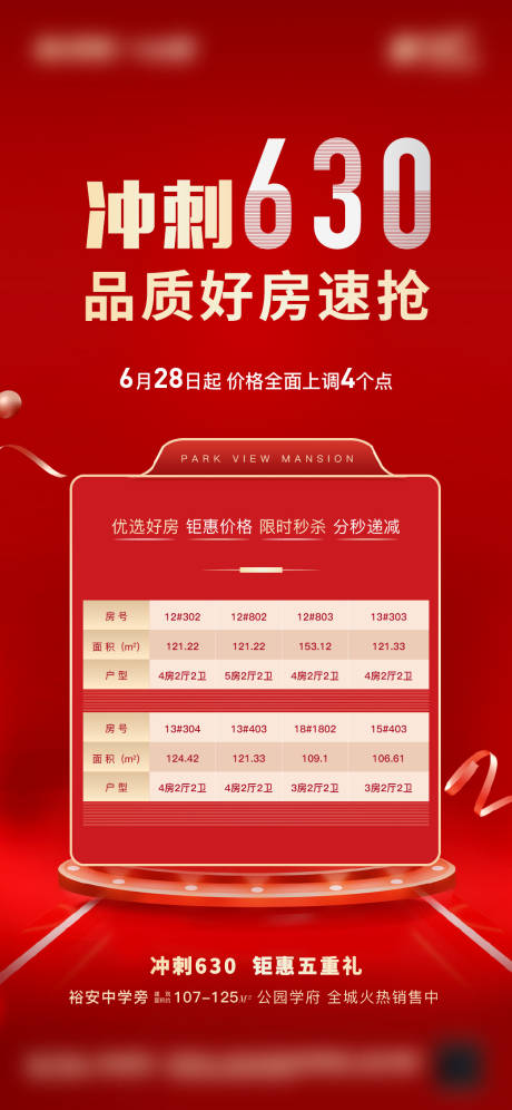 源文件下载【房地产红金特价房海报】编号：90650005531028675