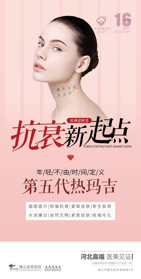 源文件下載【享設(shè)計】搜索編號：68350005526085182【醫(yī)美抗衰人物海報】