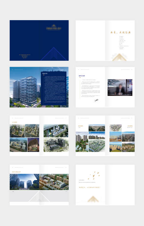 编号：20210730201321156【享设计】源文件下载-蓝色工程企业集团画册