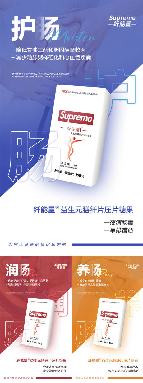 源文件下载【减肥排毒肠胃微商产品系列海报】编号：54780005903356607