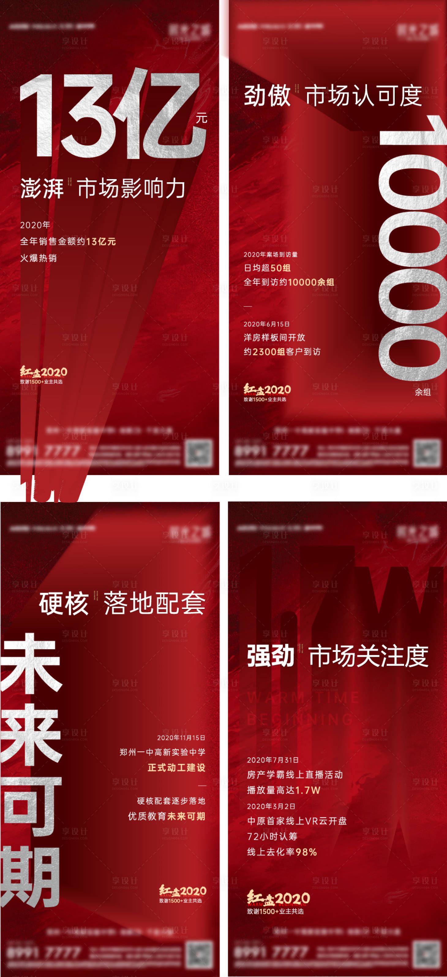 源文件下载【地产年度总结系列海报 】编号：36920005891247835
