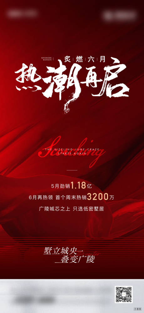 源文件下载【地产红色热销海报】编号：16740005944125617
