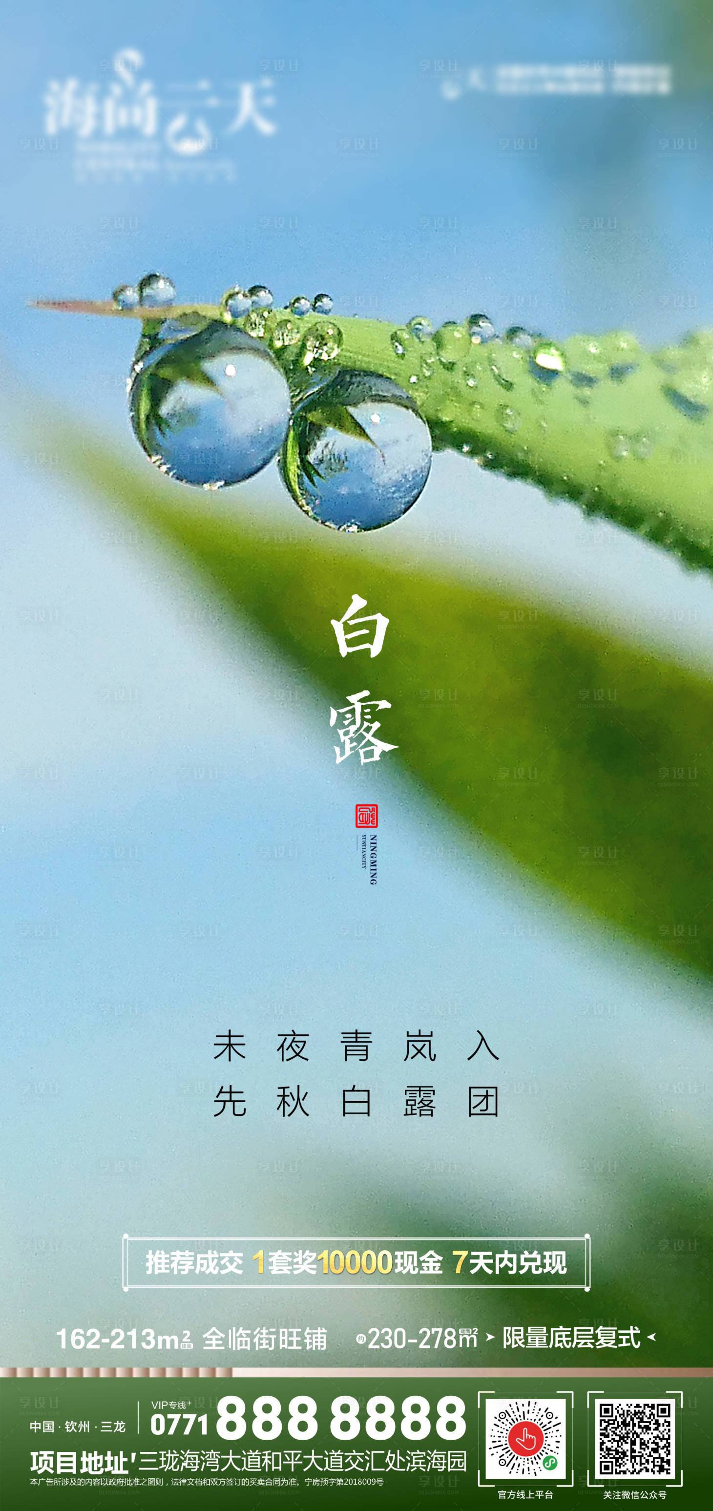 源文件下载【地产白露海报  】编号：46790006268933026