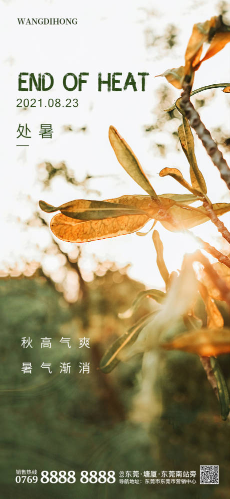 源文件下载【处暑节气海报】编号：10320006105627670