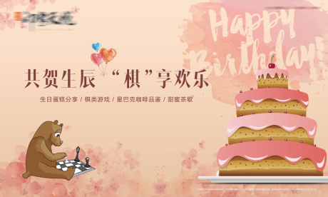 源文件下载【业主生日会背景板】编号：79480006159199463