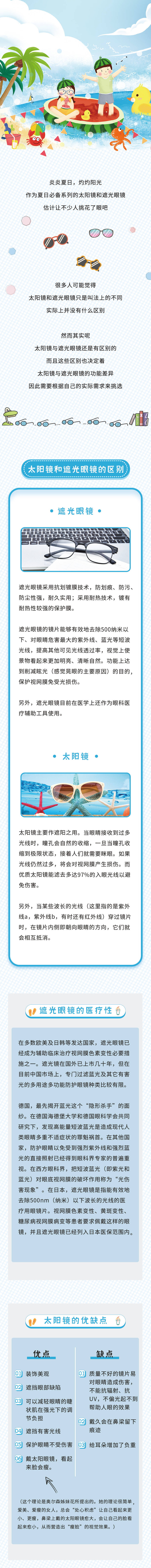 源文件下载【太阳镜遮光眼镜儿童眼科创意长图】编号：42150006093915952