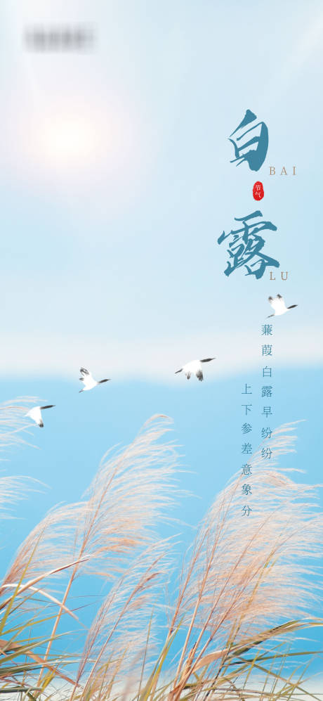 源文件下载【白露节气海报】编号：43810006177193265