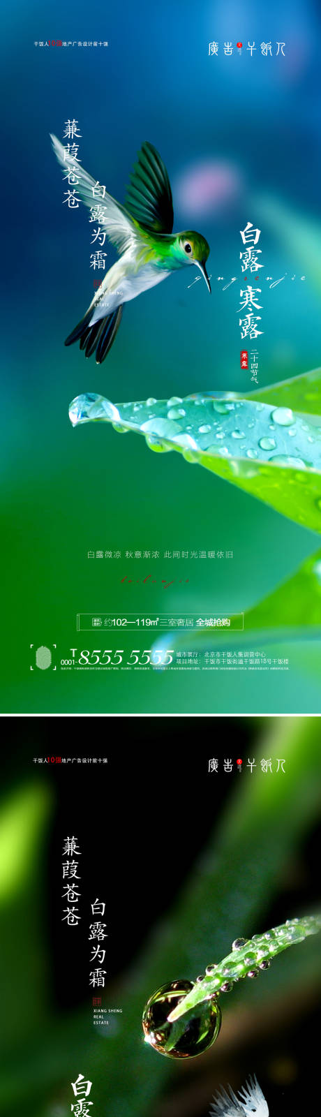 源文件下载【地产白露寒露节气海报】编号：79910006076775243