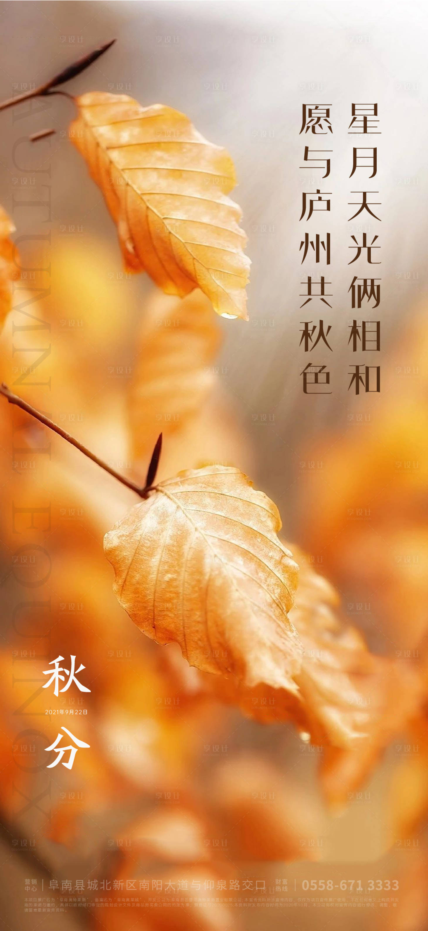源文件下载【享设计】搜索编号：26720006073629181【秋分海报】