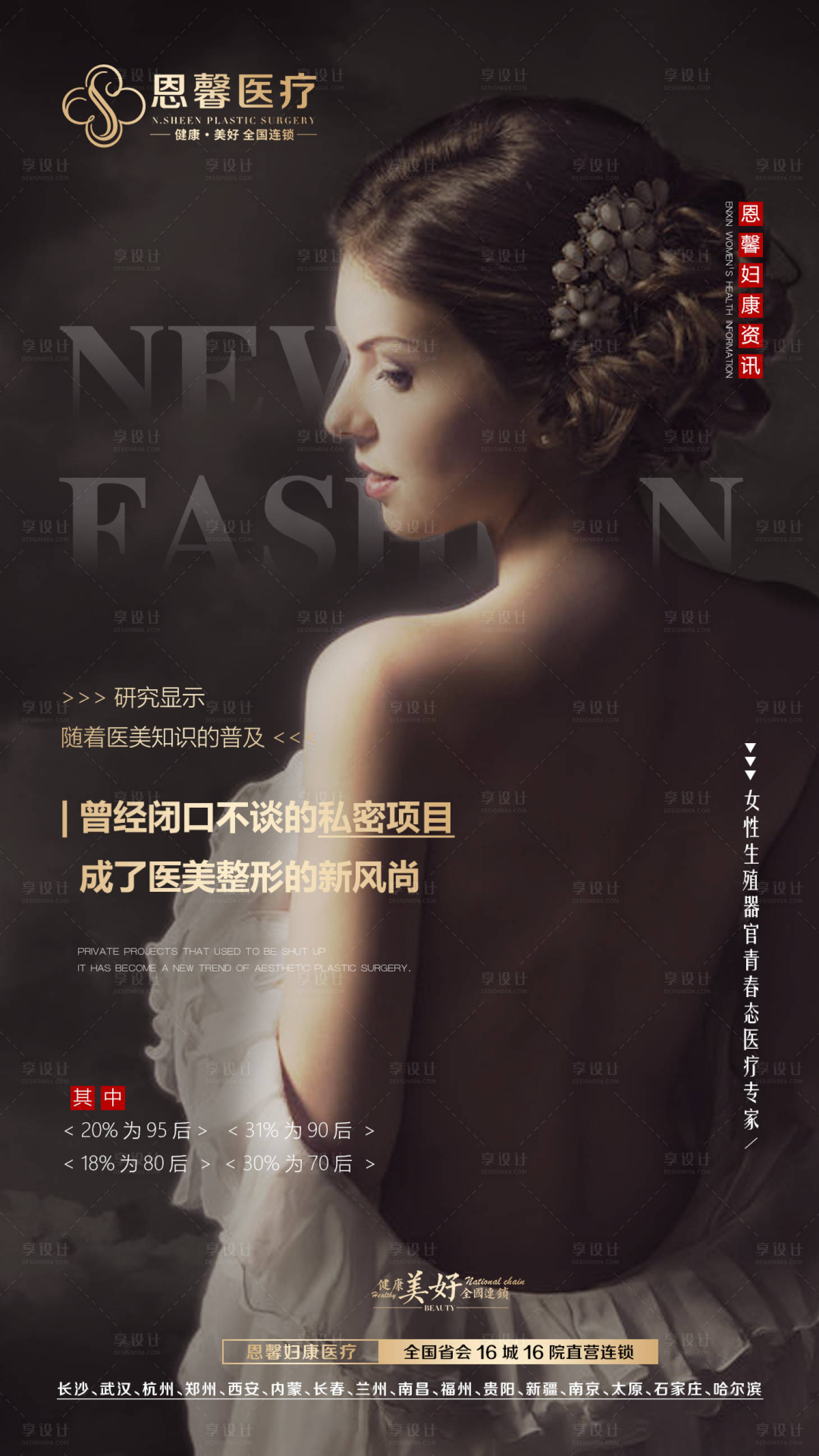 源文件下载【享设计】搜索编号：50150005981152905【整形私密医美海报】