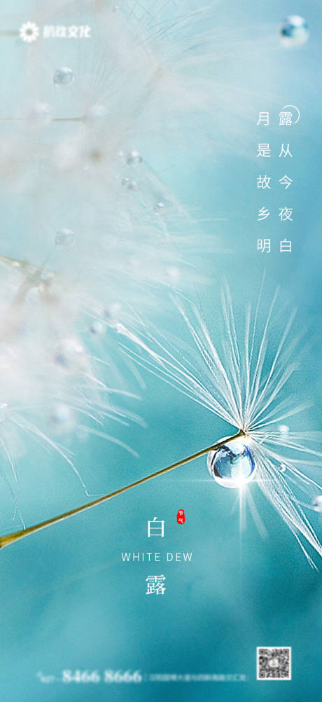 源文件下載【享設計】搜索編號：46730006229521317【白露節氣海報】