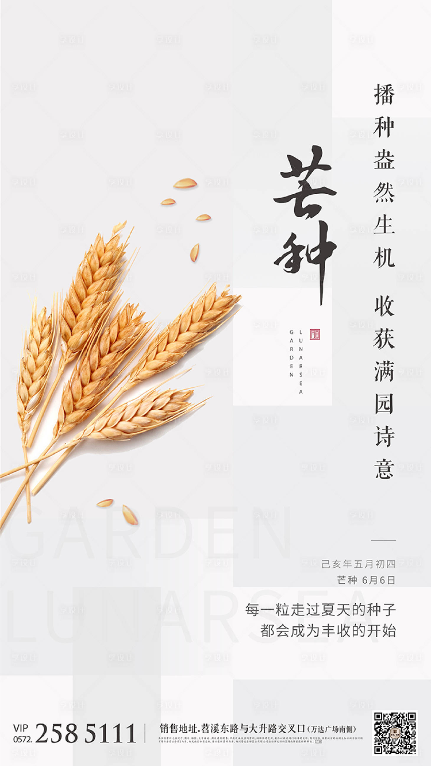 源文件下载【地产芒种海报】编号：11390005853454373