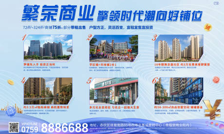 源文件下载【享设计】搜索编号：43900006154978275【商铺价值点展板】