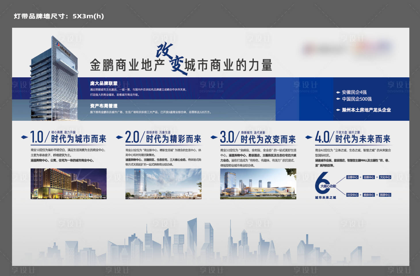 源文件下载【房地产品牌墙广告展板】编号：30330006234461144