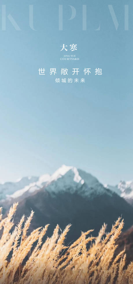 源文件下载【大寒节气移动端海报】编号：66610006145039823