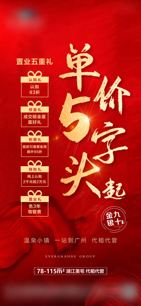 源文件下载【地产五重礼海报】编号：68050006205116461