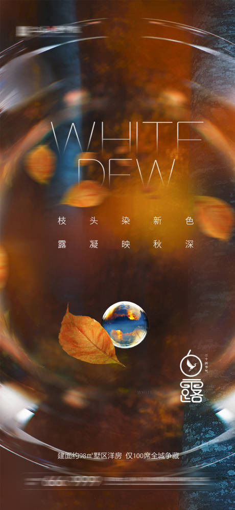 源文件下载【享设计】搜索编号：56850006198672164【白露海报】