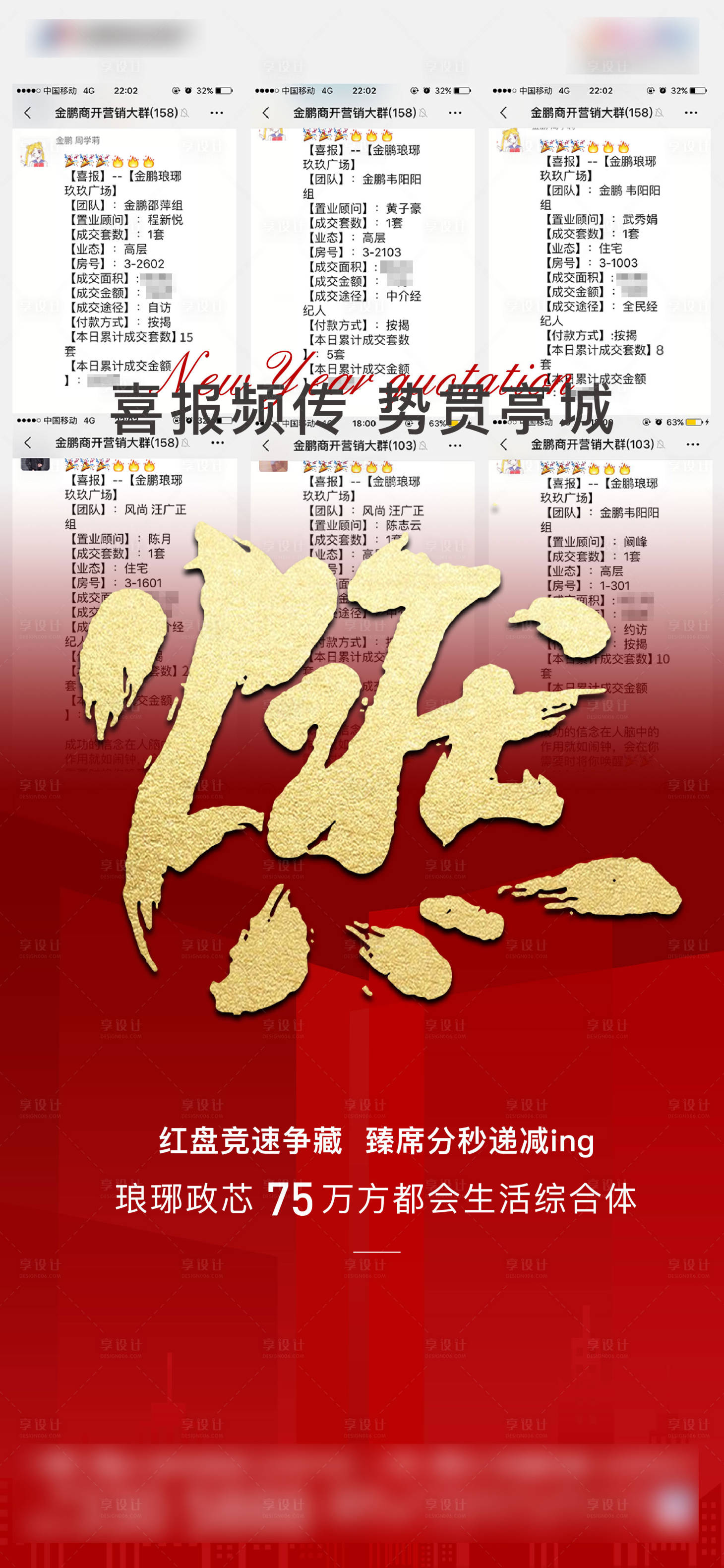 源文件下载【地产红色热销成交量宣传单图】编号：11750005999766998