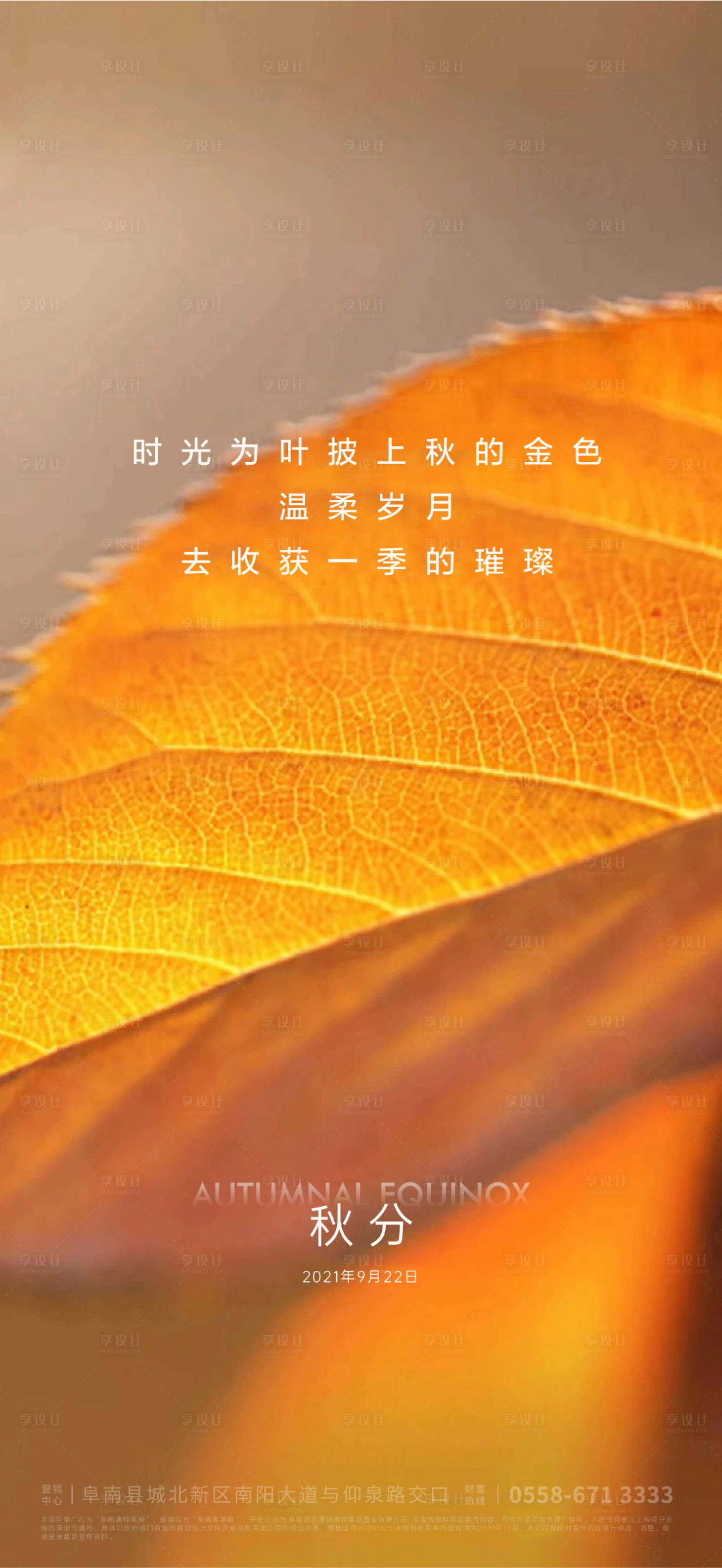 源文件下载【秋分海报】编号：98310006153043401