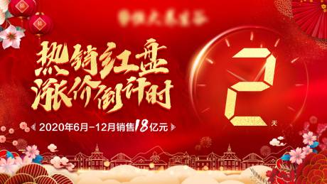 源文件下載【地產漲價倒計時LED海報】編號：40340005983861504