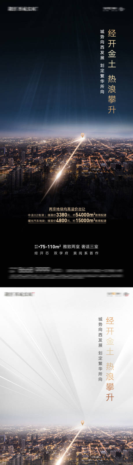 源文件下载【享设计】搜索编号：37460006139382708【房地产拿地土地规划繁华系列海报】