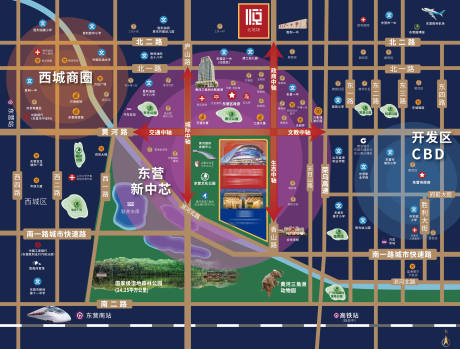 源文件下载【房地产区位图广告展板】编号：91810006236205648