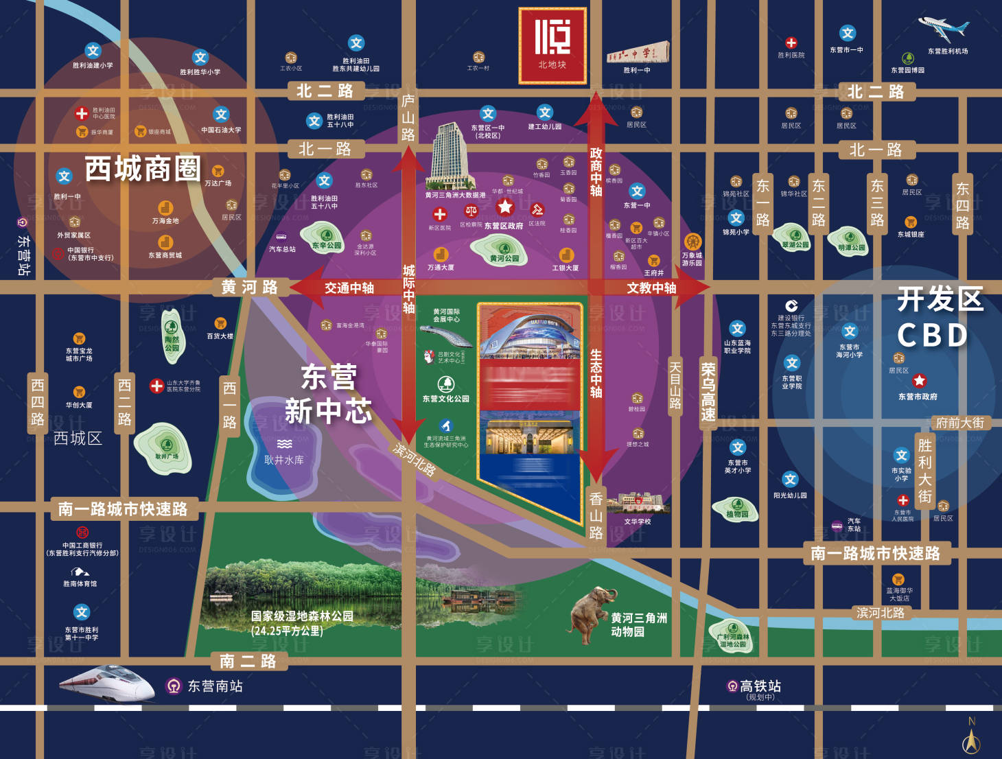 源文件下载【享设计】搜索编号：91810006236205648【房地产区位图广告展板】