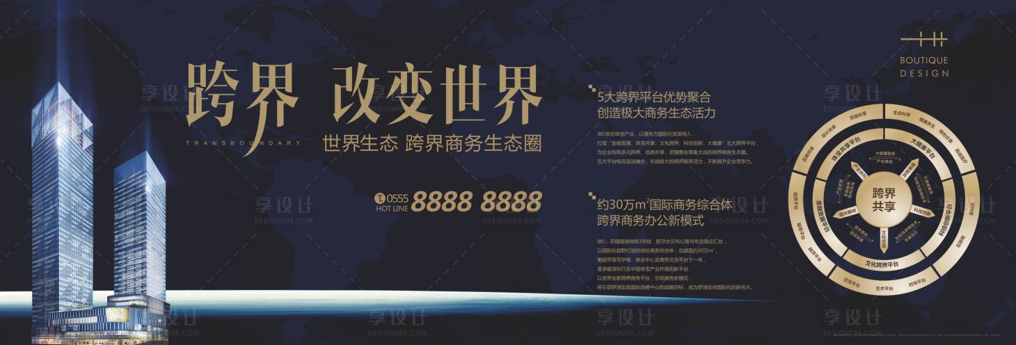 源文件下載【享設計】搜索編號：30010005969458214【地產(chǎn)寫字樓戶外展板】