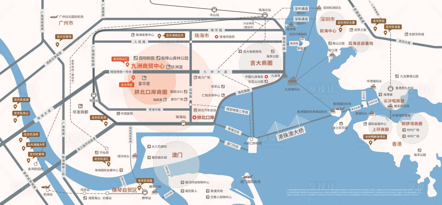 源文件下载【珠海区域图】编号：32230005877613758