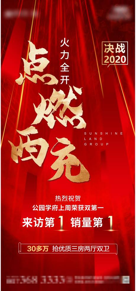 源文件下载【地产火力全开海报】编号：19990006052807715