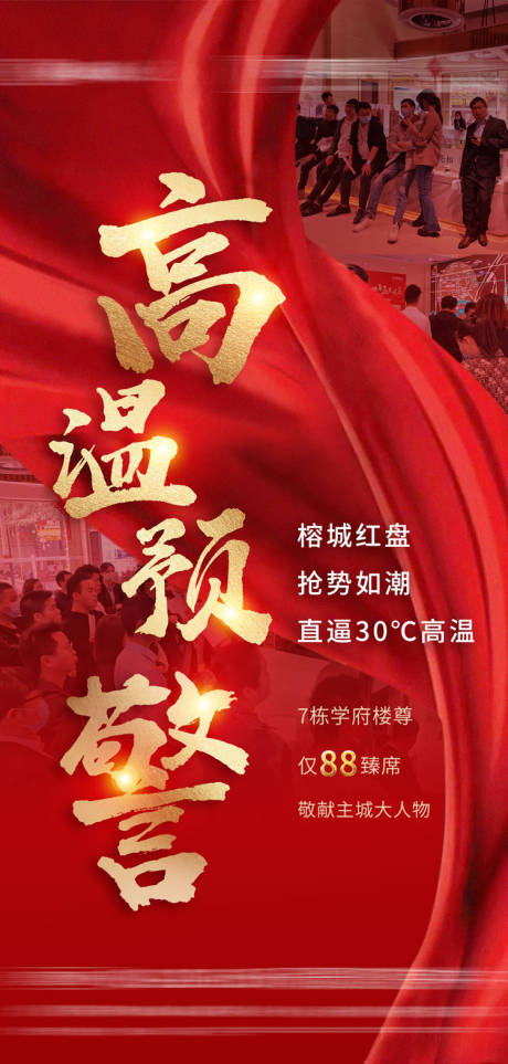 源文件下载【高温预警热销海报】编号：40860006060973973