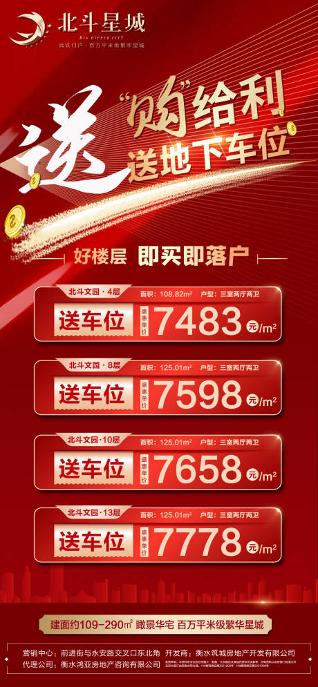 源文件下載【享設計】搜索編號：67620005877744906【地產紅金特價房海報】