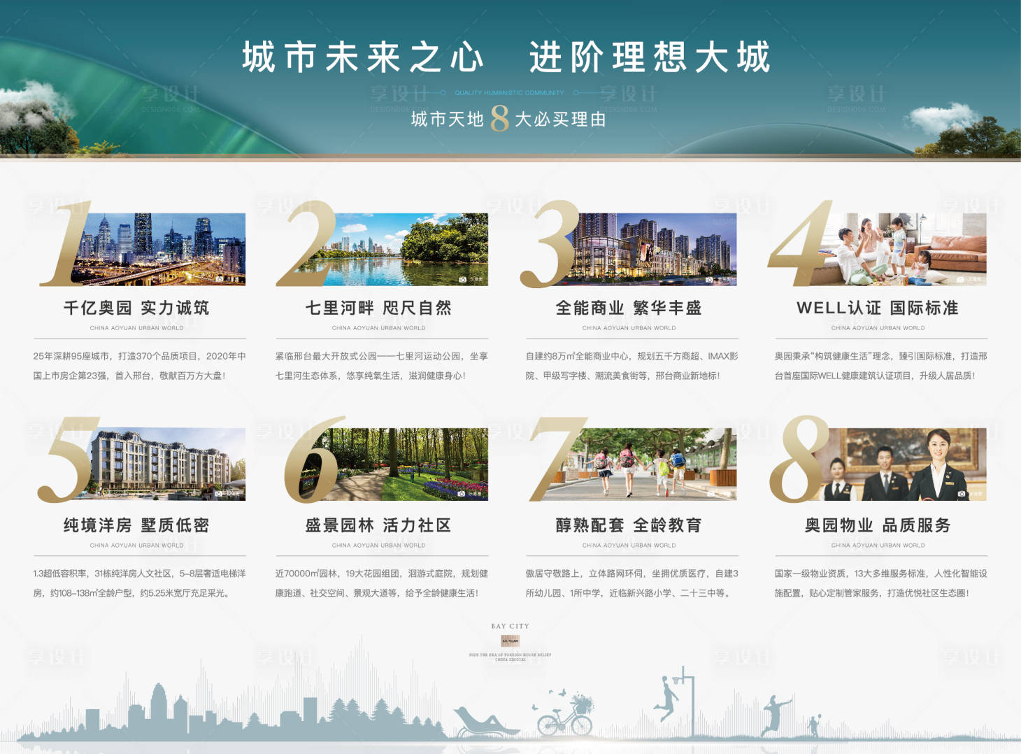 源文件下載【房地產8大價值展板】編號：11970006071236506