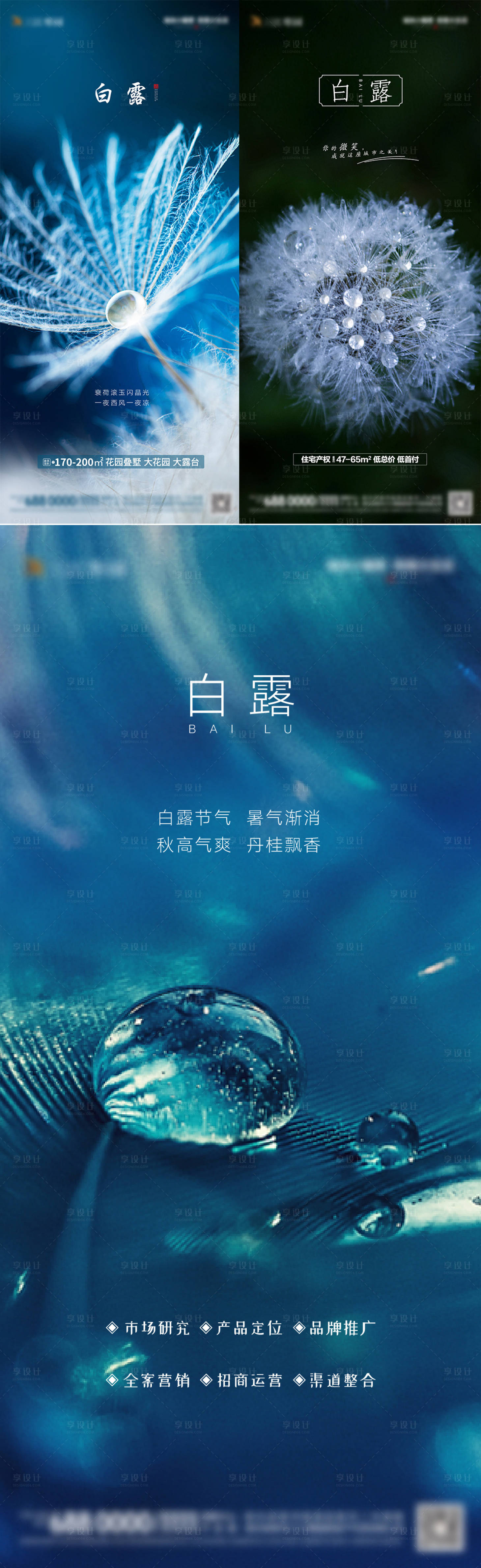 源文件下载【享设计】搜索编号：99490005896627184【白露深色单图】