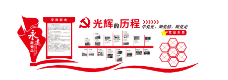 源文件下载【党建文化墙】编号：15540005877786845