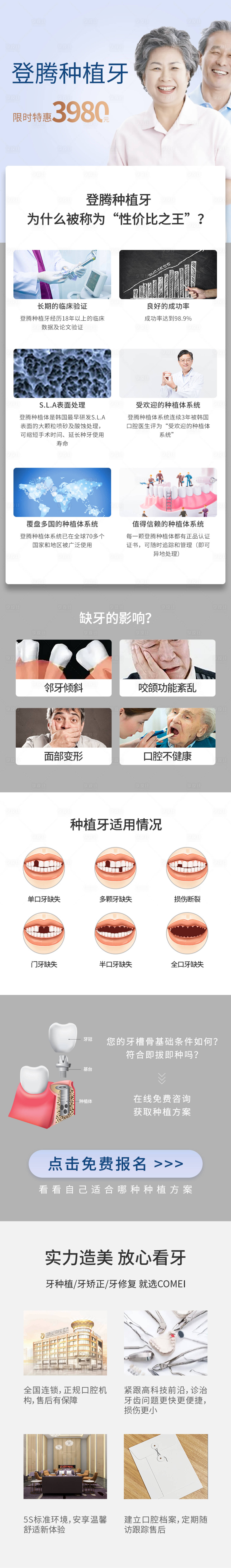 源文件下載【享設計】搜索編號：41550005987669413【登騰種植牙】