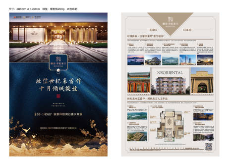 源文件下载【地产中式DM宣传单】编号：89620006192907714