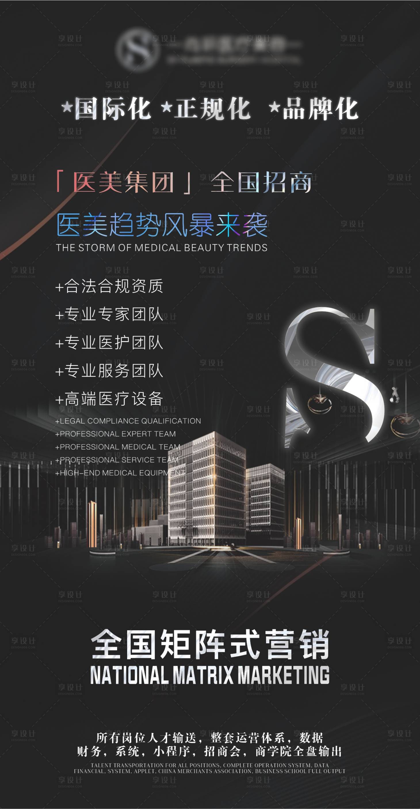 源文件下載【享設計】搜索編號：49440006245673306【醫(yī)美招商合伙人海報】
