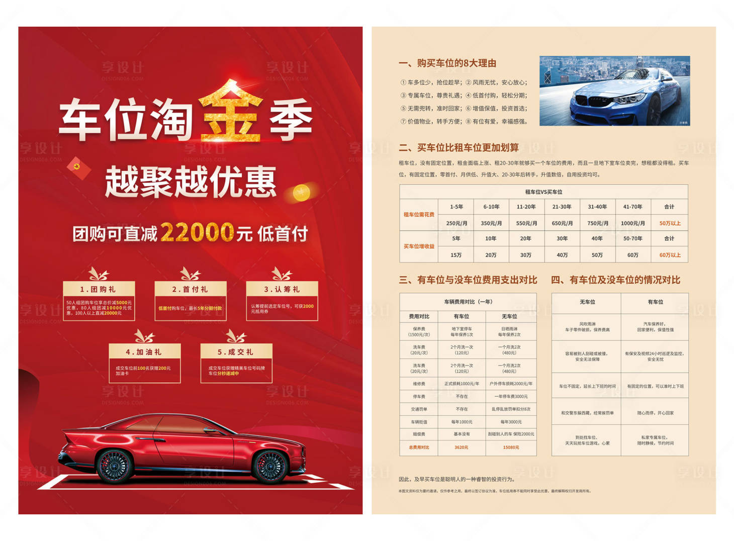 源文件下載【車位銷售宣傳單張】編號(hào)：12140006057198544