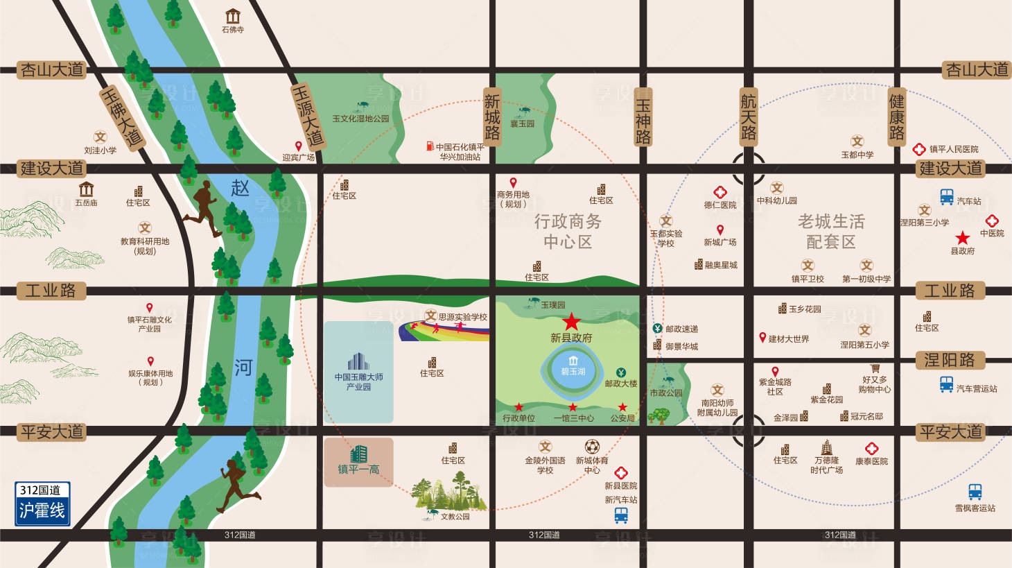 源文件下載【地產(chǎn)區(qū)位圖廣告展板】編號：46810006159733639