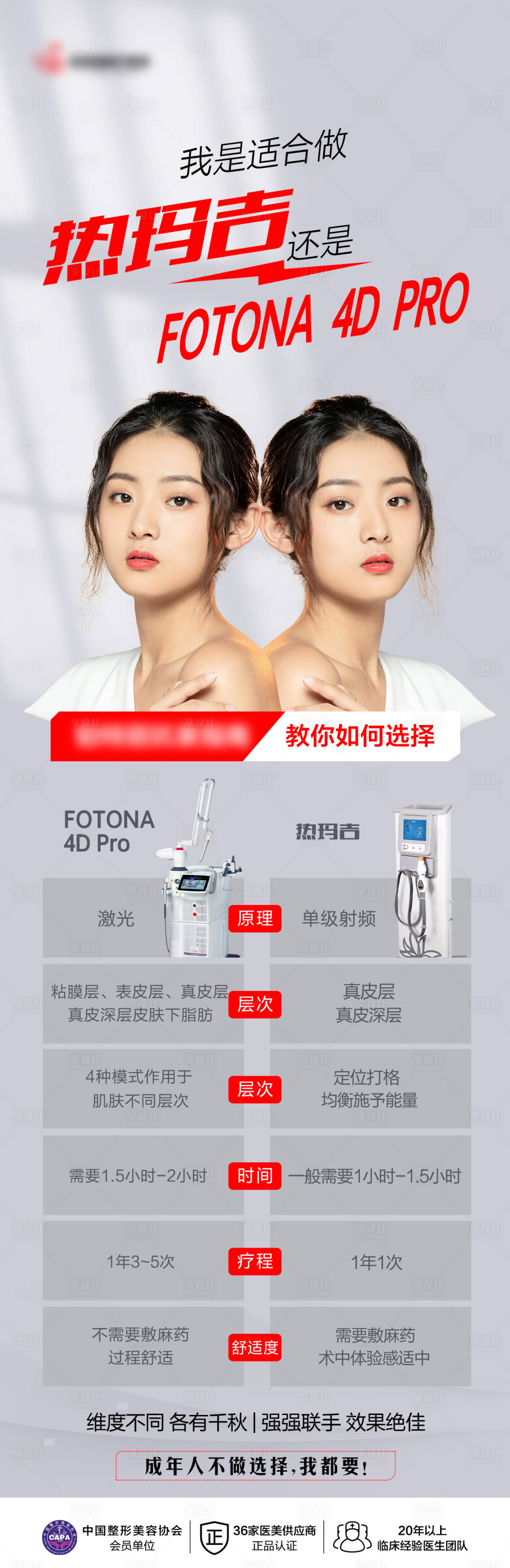 源文件下載【享設(shè)計(jì)】搜索編號(hào)：71930006035324054【熱瑪吉和fotona對(duì)比展架】