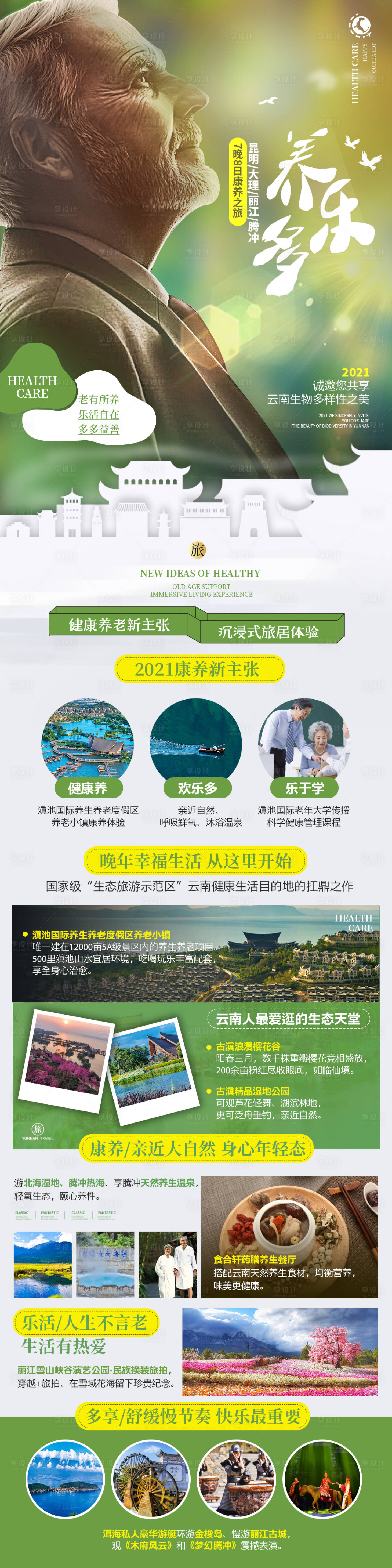 源文件下载【云南康养旅行详情页】编号：77220006027893571