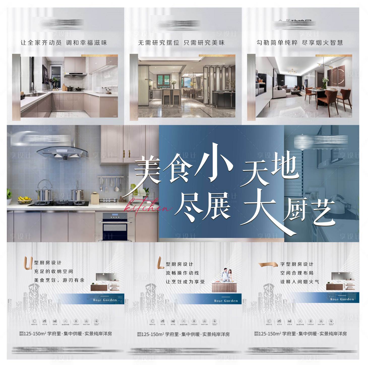 源文件下载【地产厨房系列三宫格海报】编号：79870006112079007