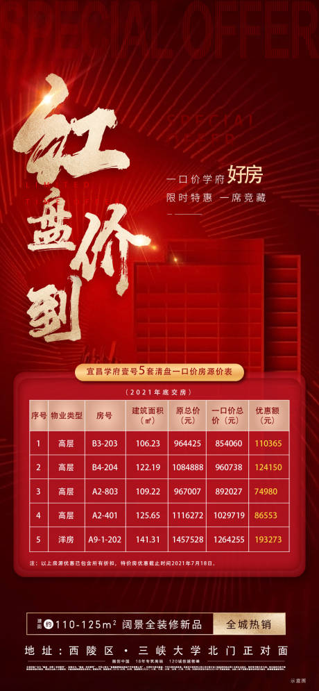 源文件下載【享設計】搜索編號：31470006068397879【熱銷 紅金 大字報 特價房】