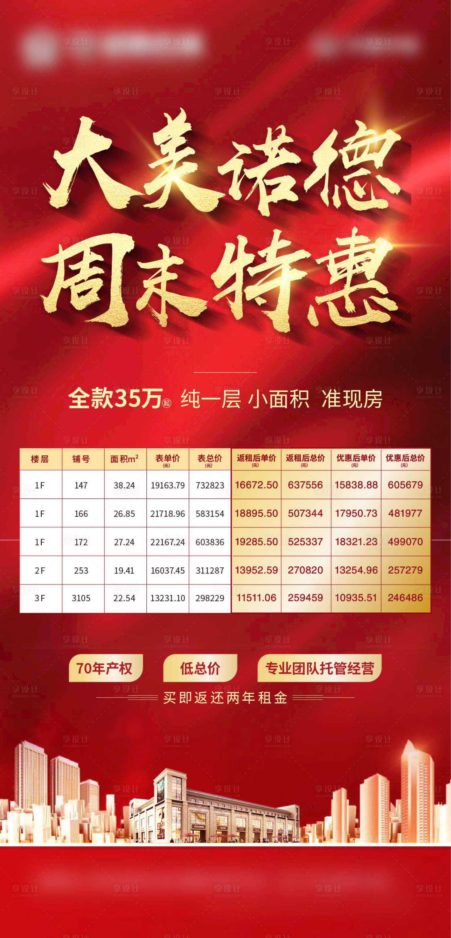 源文件下載【享設計】搜索編號：60490006224469218【商鋪特價房單圖】
