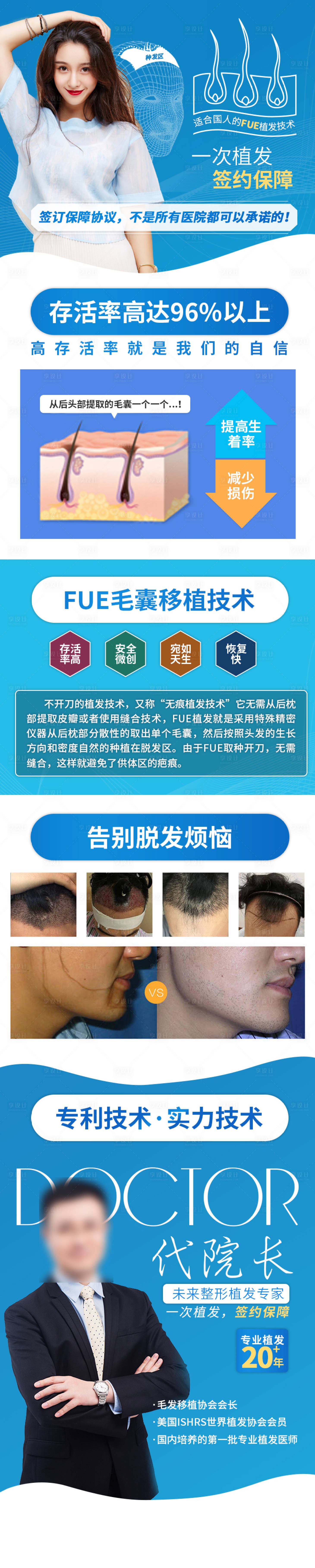 源文件下载【植发专题海报】编号：23350006138909822