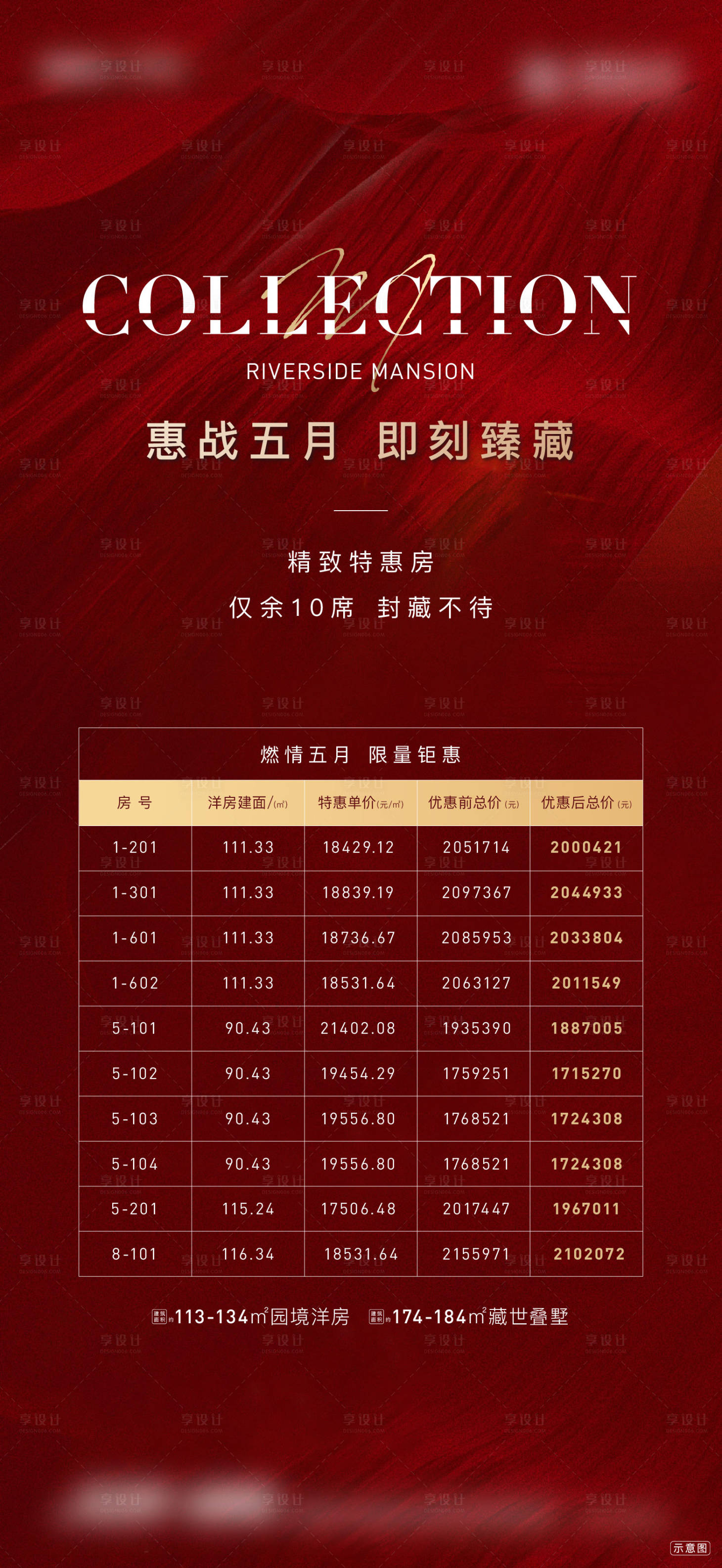 源文件下载【享设计】搜索编号：12920005886171807【地产红色特价房海报】