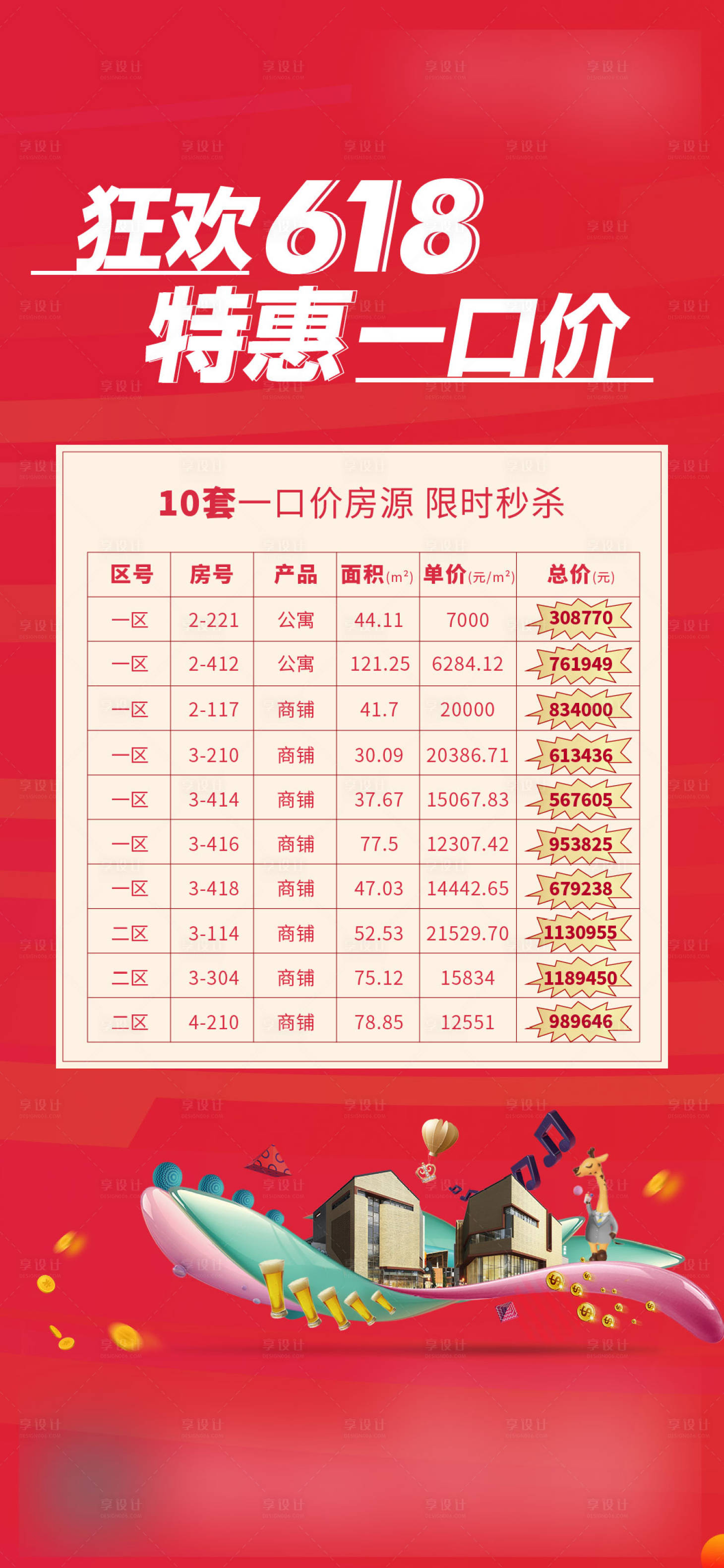 源文件下載【享設(shè)計(jì)】搜索編號(hào)：54050005960786630【特價(jià)房618活動(dòng)海報(bào)】